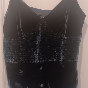 Banana Republic velvet lined camisole tank top size 4, Teal green